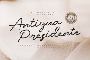 Antigua Presidente: Handwritten Charm That Elevates Everyday Design