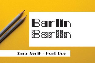 Barlin: Where Playful Stripes Meet Purposeful Typography