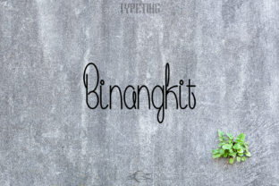 Binangkit Font: A Whimsical Handwritten Typeface That Brings Joy to Design