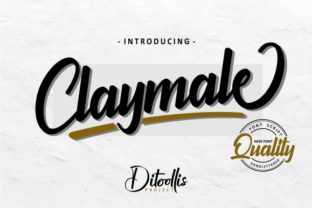 Claymale: A Handwritten Font That Brings Authenticity and Personality to Your Design Projects
