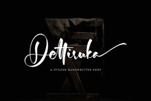 Dettiruka: Elegant Handwritten Sophistication