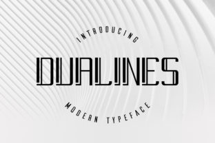 Dualines: A Minimalist Sans Serif for Modern Design