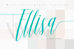 Ellisa Script: A Light, Charming Font That Fits Seamlessly Into Real Creative Workflows