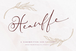 Heanffe: A Handwritten Font with Quiet Confidence