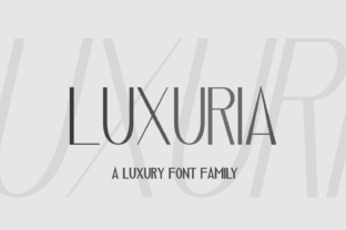 Luxuria: A Refined Sans Serif for Discerning Designers