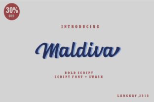 Maldiva: A Handwritten Font That Balances Elegance with Practicality