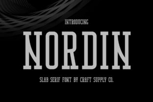 Nordin: A Thick, Timeless Serif That Anchors Your Design With Quiet Confidence