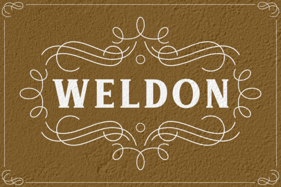 Weldon: Bold Serif with Vintage Flair